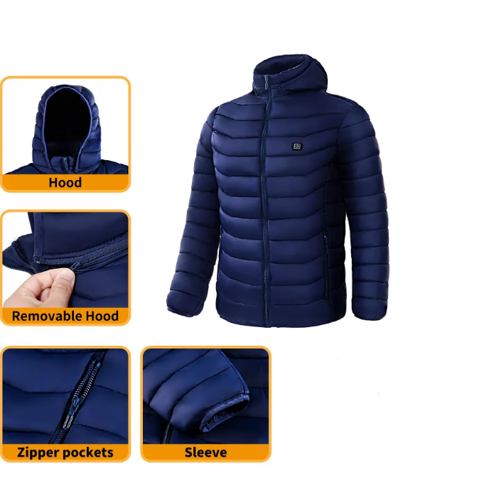 Veste chauffante chauffante